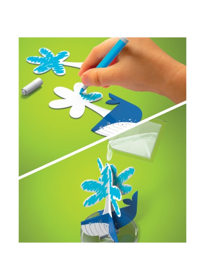 ديسكفري Discovery™ #MINDBLOWN Crystal Sea Creations 13-Piece Chemistry Kit, Early Learning Experiment STEM Toy for Kids 8+ Years - Image 3